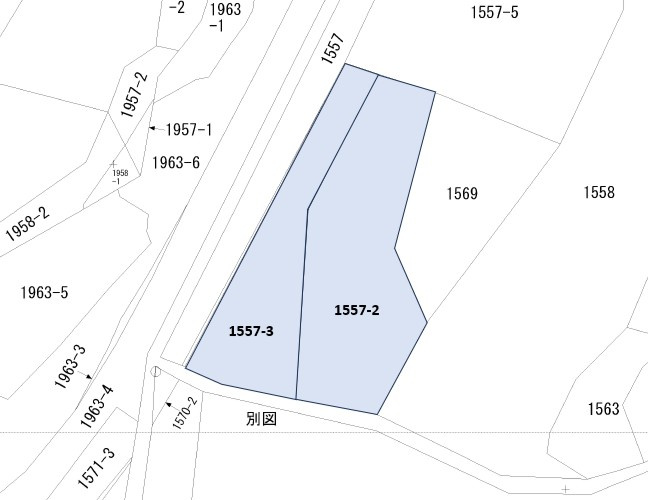 【事業用地】宜野座村惣慶土地の土地図