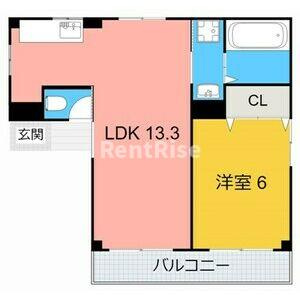 大野コーポの間取り
