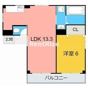 大野コーポの間取り