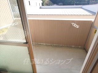 Ｃａｌｍ落合のバルコニー