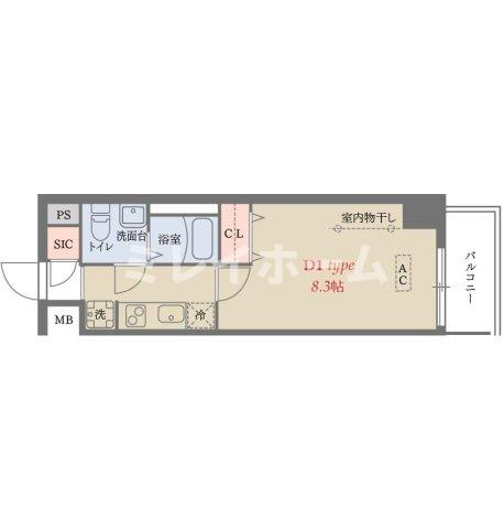 DeLCCS梅屋敷の間取り