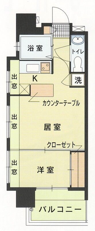 エステートモア・天神サクセスの間取り
