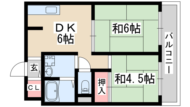 【間取り】 | 成小路ハイツ