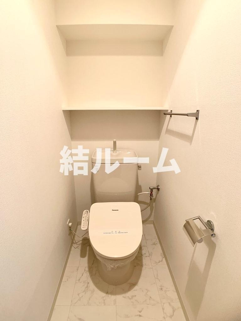 板橋区大山金井町の賃貸マンションのトイレ