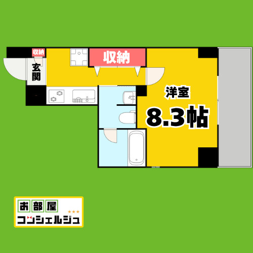 澄和レジデンス名古屋(トワレジデンス　旧名称:プレディアスタイル名古屋)の間取り