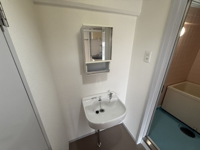 石上マンションの独立洗面台