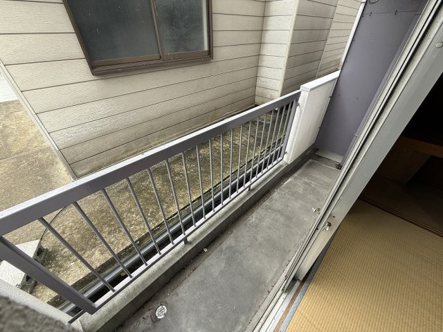 石上マンションのバルコニー