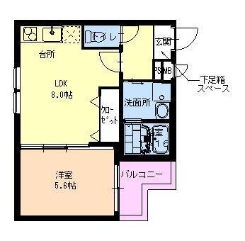 フジパレス沢ノ町の間取り