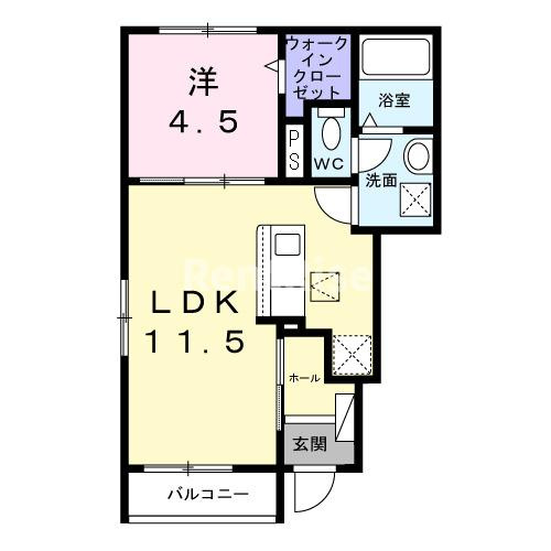ヒカルサ江南宮後の間取り