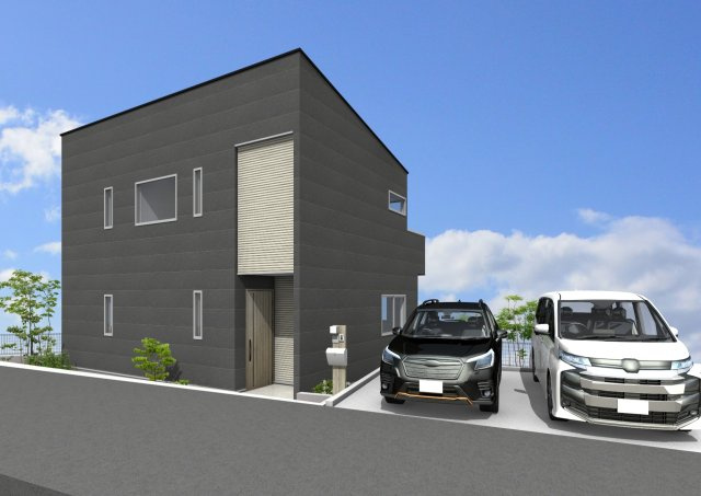 【ヴィレッタの杜】甲陽園東山町Ｊ・Ｋの完成予想図|外観イメージです