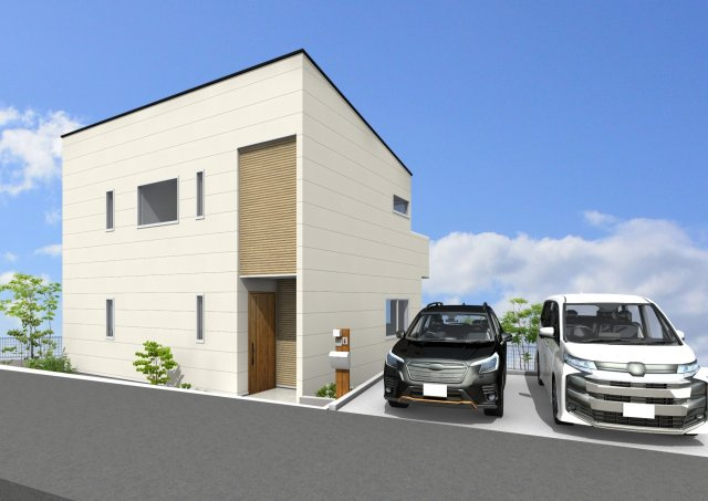 【ヴィレッタの杜】甲陽園東山町Ｊ・Ｋの完成予想図|外観イメージです