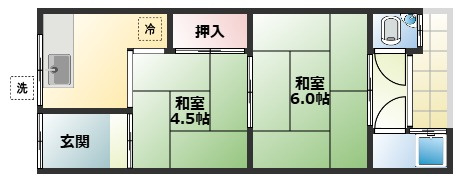 【間取り】 | よすみコーポＡ
