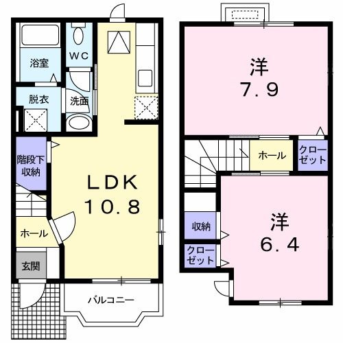 カーサ・トランキーロの間取り|間取りです。