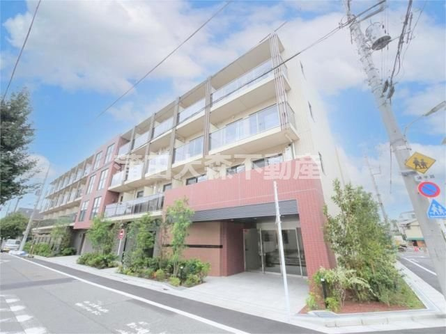 セジョリ鵜の木の外観|2022年8月築　RC鉄筋コンクリート造地上4階建て総戸数86戸ペット可インターネット無料の分譲賃貸マンション　東京都大田区鵜の木3丁目　
東急多摩川線鵜の木駅最寄り徒歩7分、池上線久が原駅徒歩13分