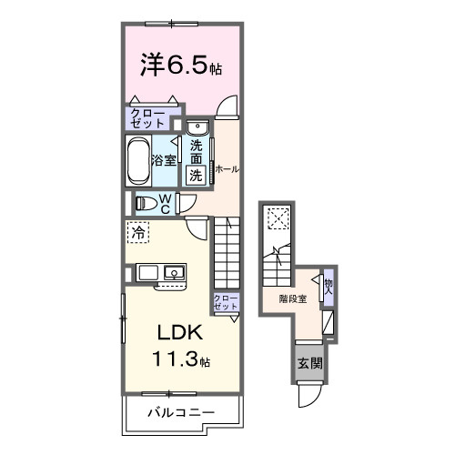 アドニス江南の間取り