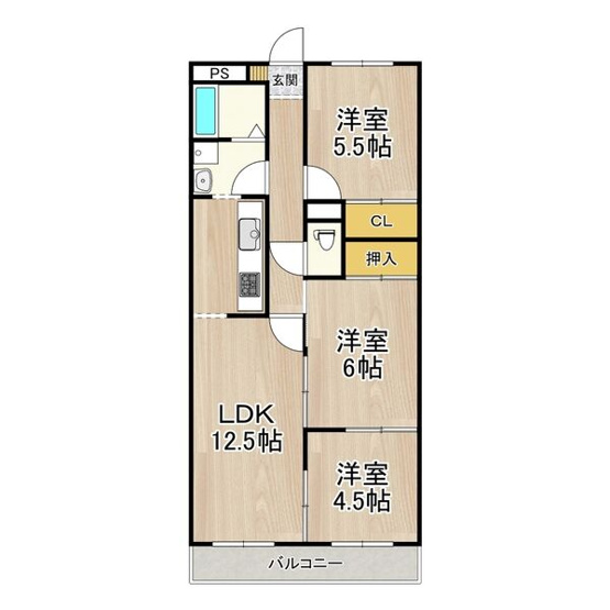 【間取り】 | サンコートやしろが丘