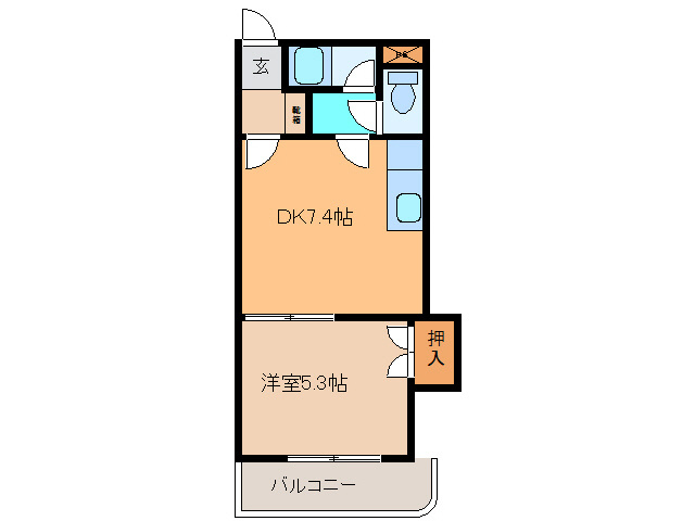 マーベリック帯広東ANNEXの間取り