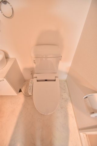 大阪市城東区野江２丁目の賃貸マンションのトイレ