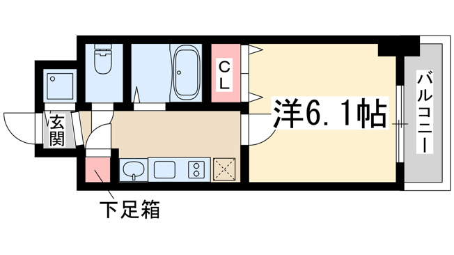 【間取り】 | プレサンス新大阪クレスタ
