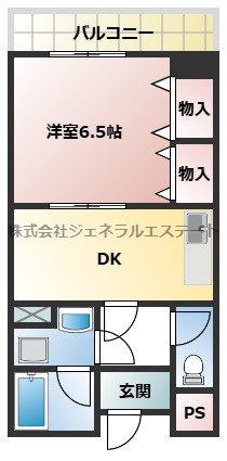ベルビュー3番館の間取り