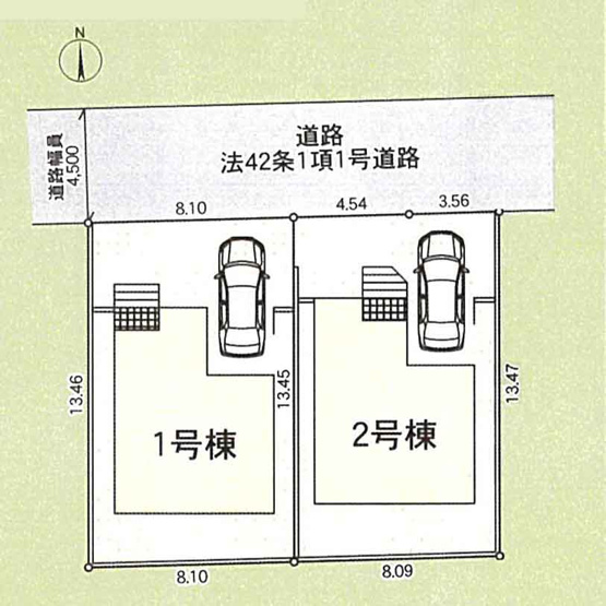 【区画図】 | 新築一戸建て「小田原市中里第17」