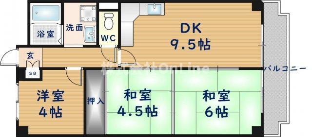 【間取り】 | ロイヤル俊徳