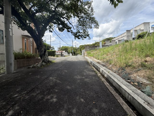【ヴィレッタの杜】毘沙門町Ｄの前面道路含む現地写真|南側前面道路含む現地写真です