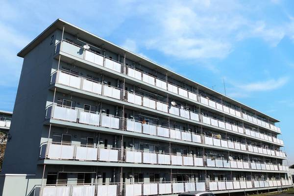 ビレッジハウス石橋第二1号棟の外観