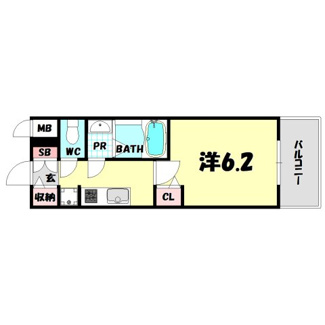 【間取り】 | プレサンス神戸水木通ルミエス