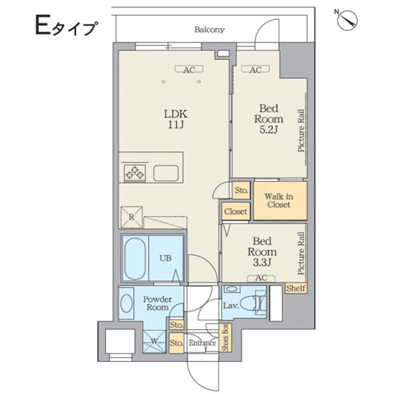 【間取り】 | クレストコート江古田　15554