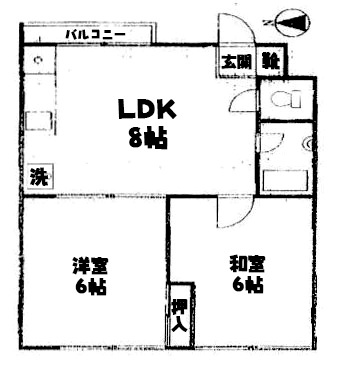 【間取り】 | コーポベルン　15572