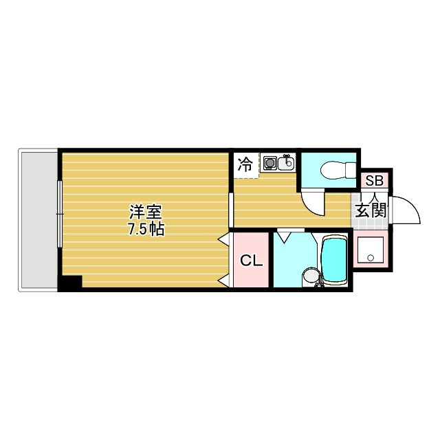 Estudio豊中の間取り