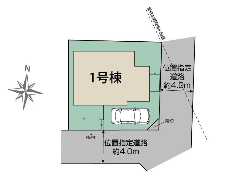 戸建 東久留米市小山２丁目の区画図