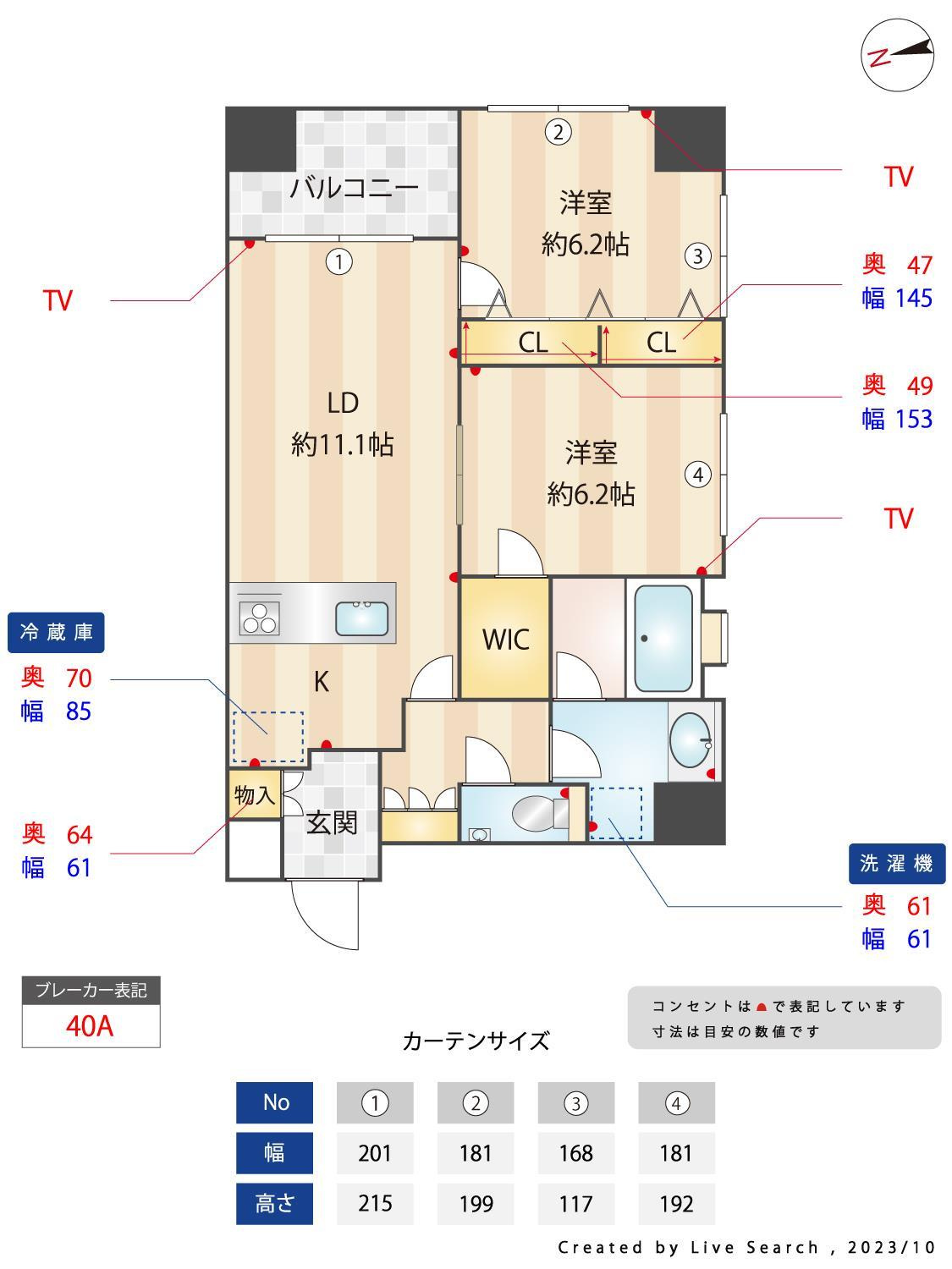 プライマル福岡平尾の間取り