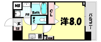【間取り】 | レジデンス三宮ライン