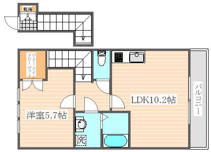 プリエアムールの間取り|使いやすい間取りです。