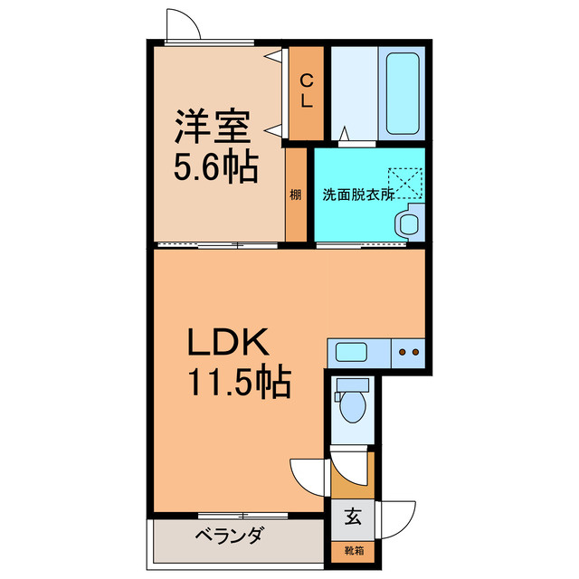 Ｌａ　Ｃｏｒａｚｏｎ（ラコラゾン）の間取り