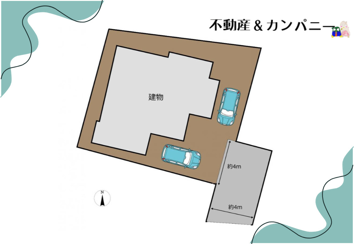 砥部町原町の中古のおうち　伊予郡砥部町原町中古戸建の区画図