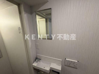 【洗面所】 | COCOCUBE大井町Ⅱ | 広い洗面スペース