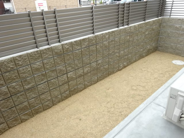 姫路市広畑区才のハイツのバルコニー