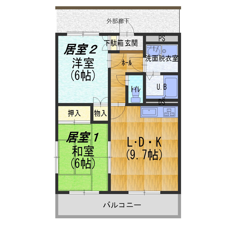 サンドミールの間取り