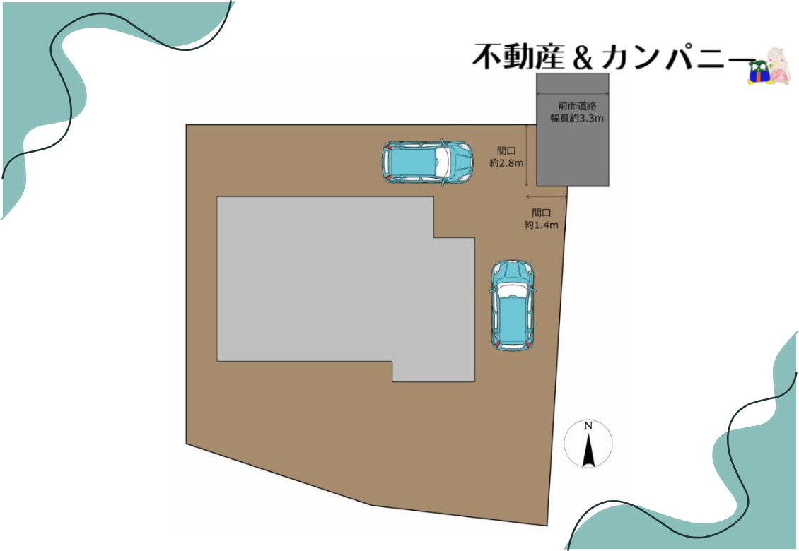 砥部町北川毛の中古のおうち　伊予郡砥部町北川毛中古戸建の区画図
