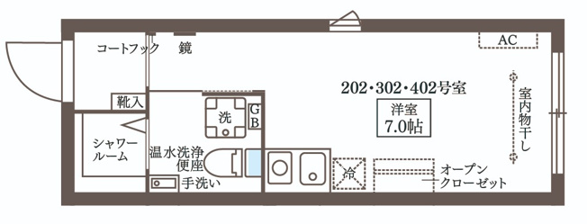 【間取り】 | COCOCUBE大井町Ⅱ