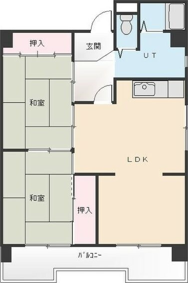 向が丘ハイツの間取り