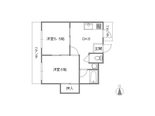 東洋プラザ野江内代の間取り