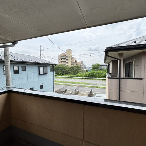 前橋市西片貝町4丁目のバルコニー