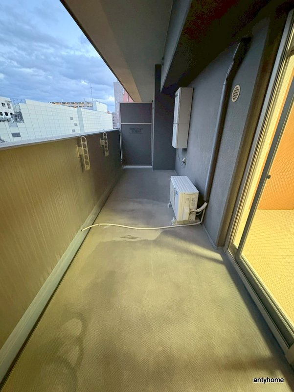 ドゥーエ森ノ宮　仲介手数料無料のバルコニー