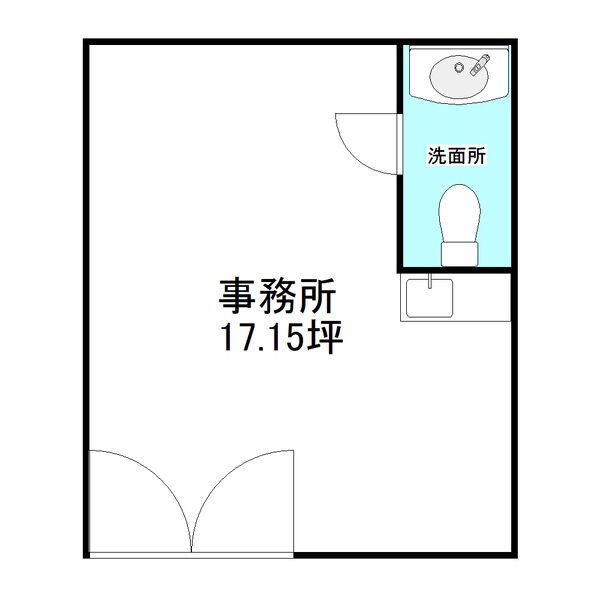 日進ビル【　1階路面店　】の間取り