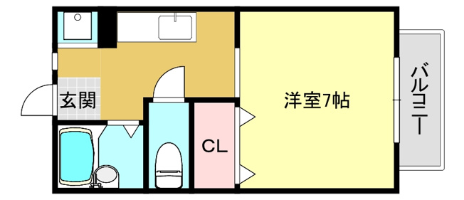 【間取り】 | エスペーロ甲東Ⅰ