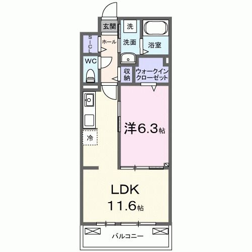 パルク大西の間取り